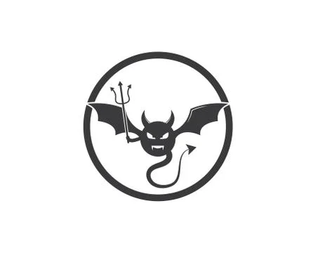 Devil logo vector 스톡 일러스트