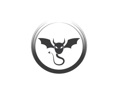 Devil logo vector Stock Illustration