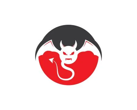 Devil logo vector Stock Illustration