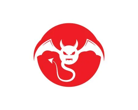 Devil logo vector Stock Illustration