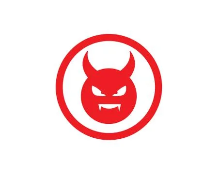 Devil logo vector Stock Illustration