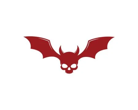 Devil logo vector template illustration Stock Illustration