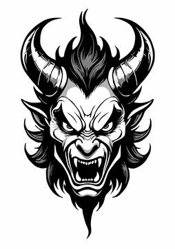 DEVIL MONSTER Illustrazione stock