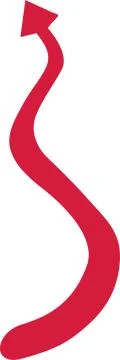 Devil tail 스톡 일러스트