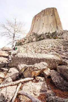 Devil Tower, South Dakota Stock Photos