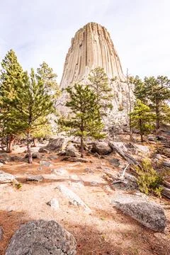Devil Tower, South Dakota Stock Photos