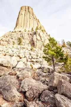 Devil Tower, South Dakota Stock Photos