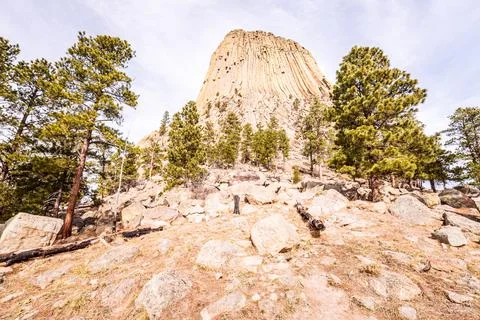 Devil Tower, South Dakota Stock Photos