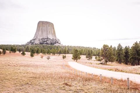 Devil Tower, South Dakota Stock Photos