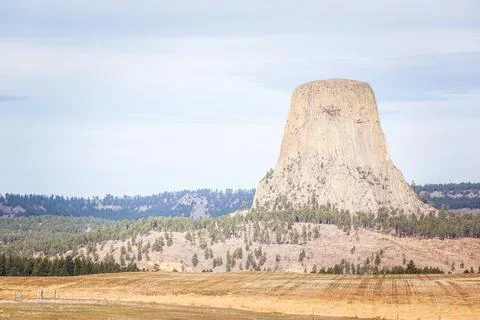 Devil Tower, South Dakota Stock Photos