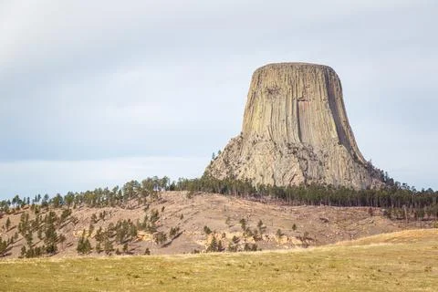 Devil Tower, South Dakota Stock Photos