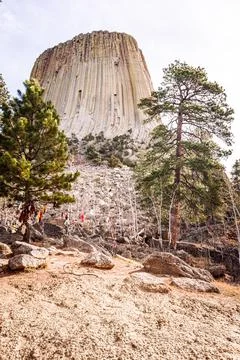 Devil Tower, South Dakota Stock Photos