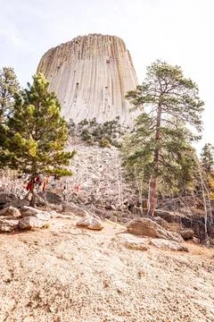 Devil Tower, South Dakota Stock Photos
