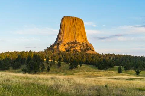 Devil tower,wyoming,usa. Stock Photos