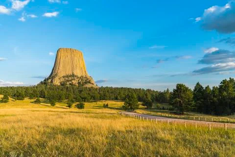 Devil tower,wyoming,usa. Stock Photos