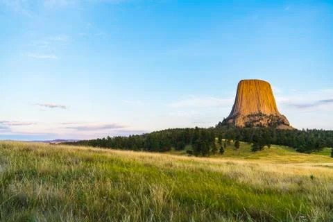 Devil tower,wyoming,usa. Stock Photos
