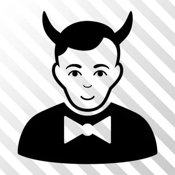 Devil Vector Icon Stock Illustration