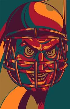 Devil vector illustration in full color design Stockillustratie