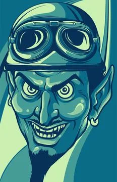 Devil vector illustration in full color design Stock Illustration