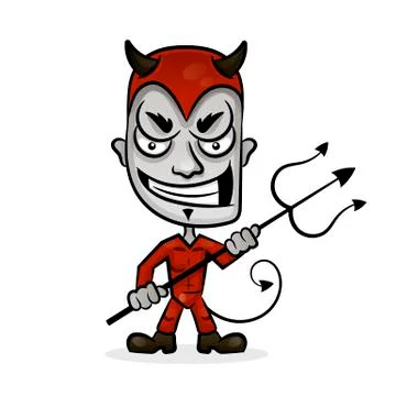 Devil vector illustration. Stock Illustration