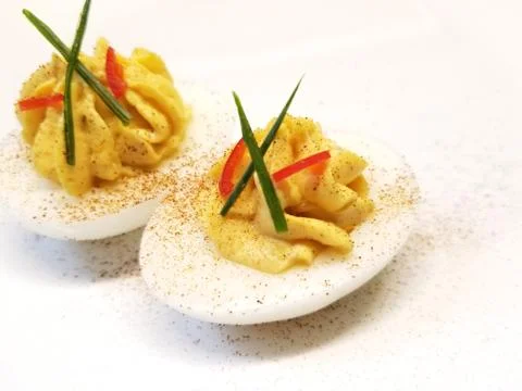 Deviled Eggs -3 Stock Photos
