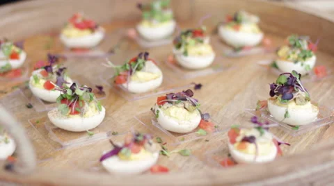 Deviled Eggs Video stock 61644971