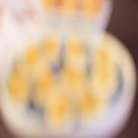 Deviled eggs garnished with fresh dill. Video stock 69724961