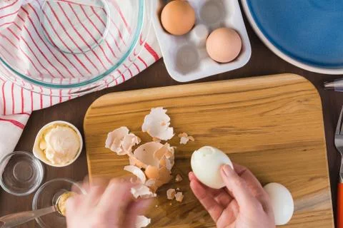Deviled eggs Stock Photos
