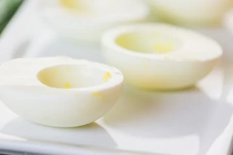 Deviled eggs Stock Photos