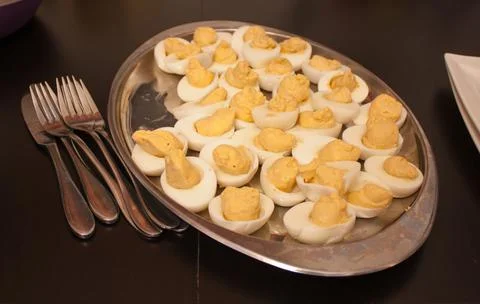 Deviled Eggs Stock Photos
