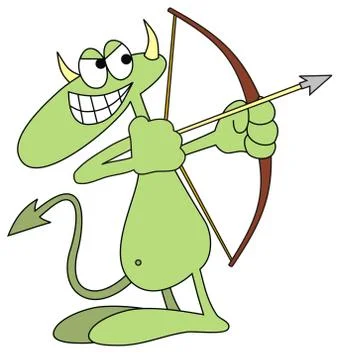 Devilkin archer Stock Illustration