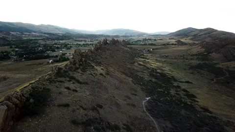 Devil's Backbone 03 | Key Hole | Loveland, CO | Larimer | 4K Drone Footage Stock Footage 209601244