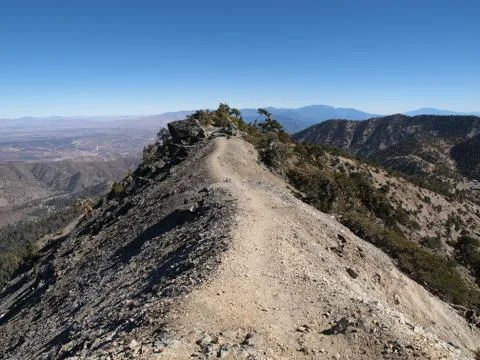 Devil's backbone mt baldy Stock Photos