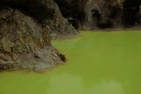 Devil's bath lake close up  Stock Photos