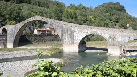 Devil's Bridge. Bridge of the Devil Stock Footage 218195177