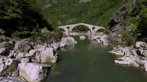 The Devil's Bridge in Bulgaria Stock Footage 168540068