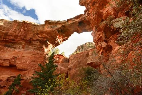 Devils bridge Sedona Foto stock