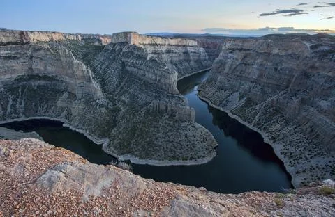 Devils Canyon overlook Stock Photos