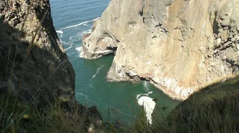 Devil's Cauldron- Oregon Coast Stock Footage 20500379
