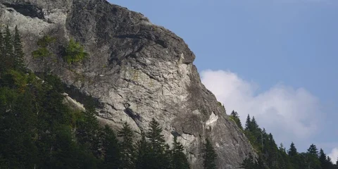 Devil's Courthouse mountain on the Blue Ridge Parkway Stock Footage 103776397