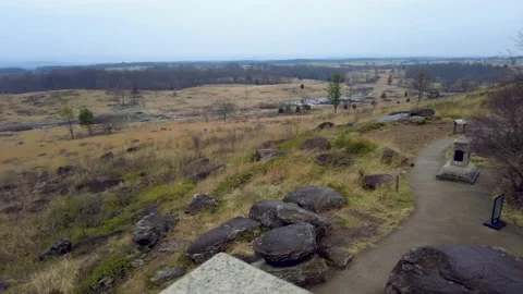 Devils Den - Gettysburg, PA National Military Park and Battlefield Stock Footage 234449778