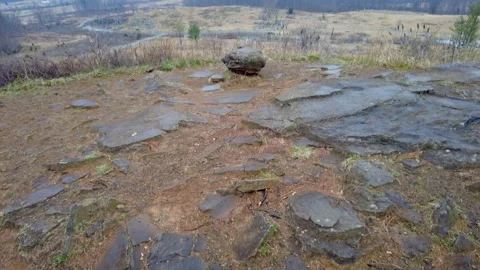 Devils Den - Gettysburg, PA National Military Park and Battlefield Stock Footage 234449782