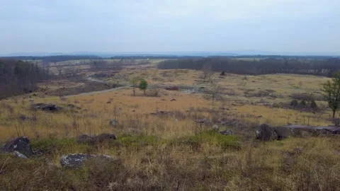 Devils Den - Gettysburg, PA National Military Park and Battlefield Stock Footage 234449791