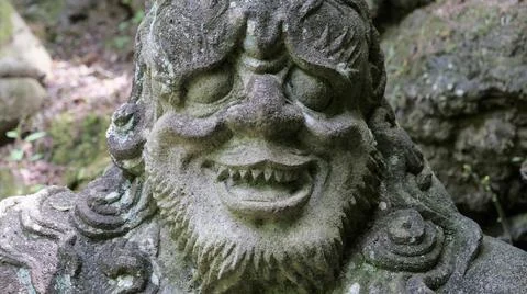 Devil's face Stock Photos