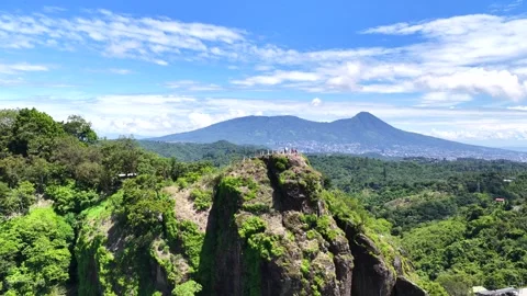 Devil's Gate Viewing Platform 6K Drone Footage Stock Footage 340198277