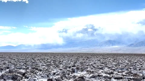 Devils Golf Course Death Valley Stock Footage 329333881