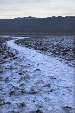 Devil's Golf Course, Death Valley, California 스톡 사진