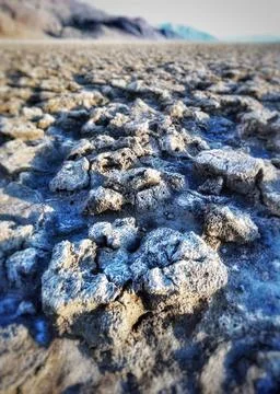  Devils Golf Course in the Death Valley, California in the United States o... Stockfoto's