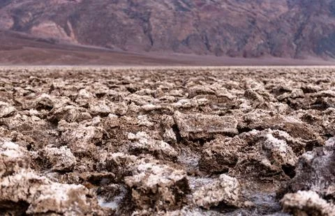 Devils Golf Course in Death Valley, California. USA. Stock Photos
