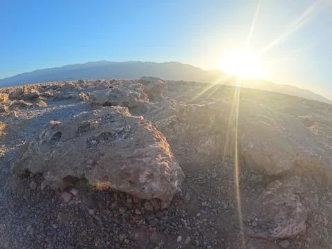 Devils Golf Course, Death Valley National Park Stock Photos